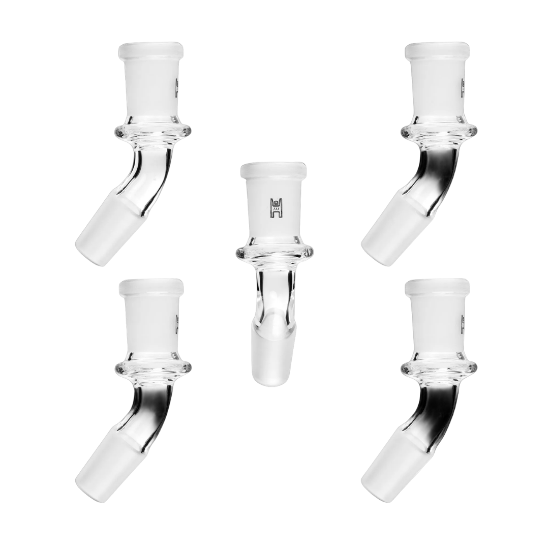 Glass Adaptor 14mm M to 14mm F 45 Degree
