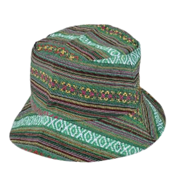 Green Canvas Bucket Hat