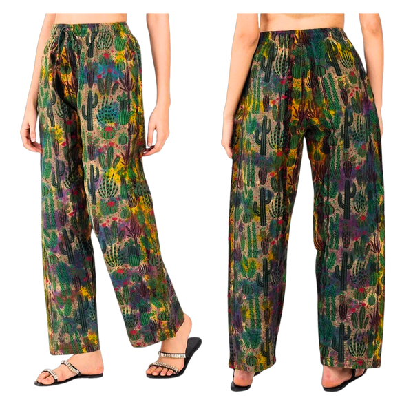 Cactus Print Trousers