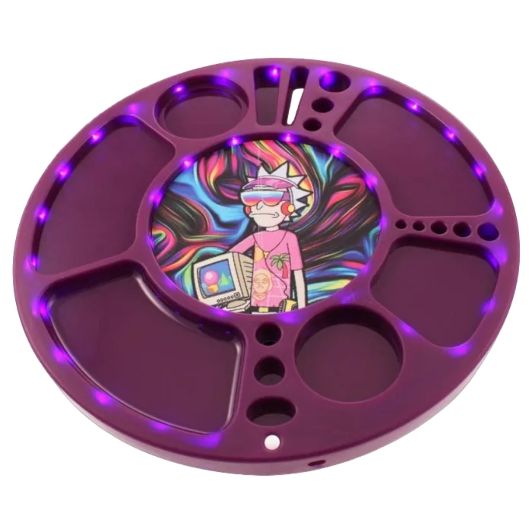 Lazy Susan RM LED Smokers Tray