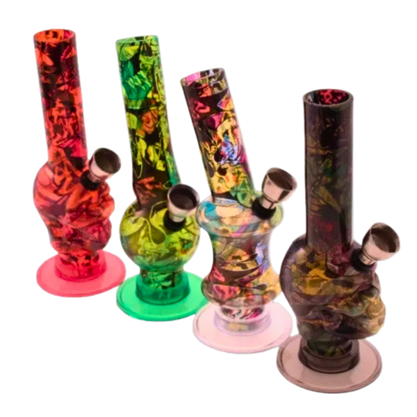15cm Funky Design Acrylic Bong