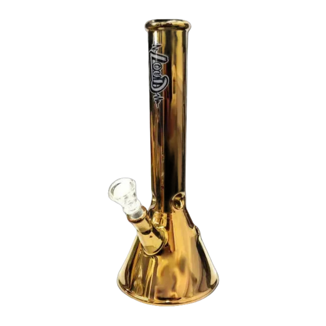 30cm LOUD Electro Coated Glass Waterpipe Metallic
