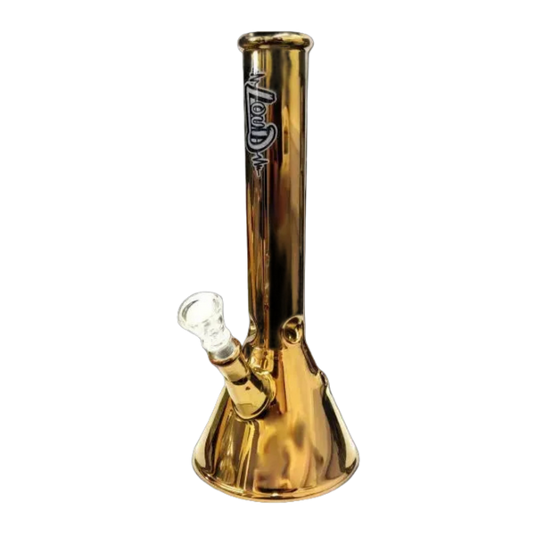30cm LOUD Electro Coated Glass Waterpipe Metallic