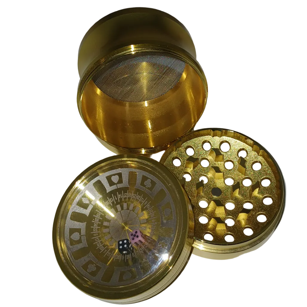 Coolkrew Metal Roulette Dice Grinder 4 Part 62mm
