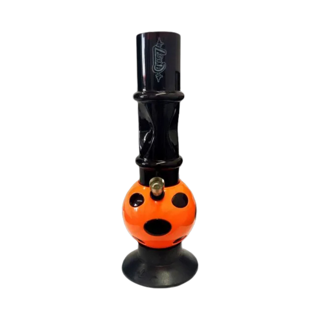 30cm Acrylic LOUD Polka Dot Waterpipe Ice Twist Design