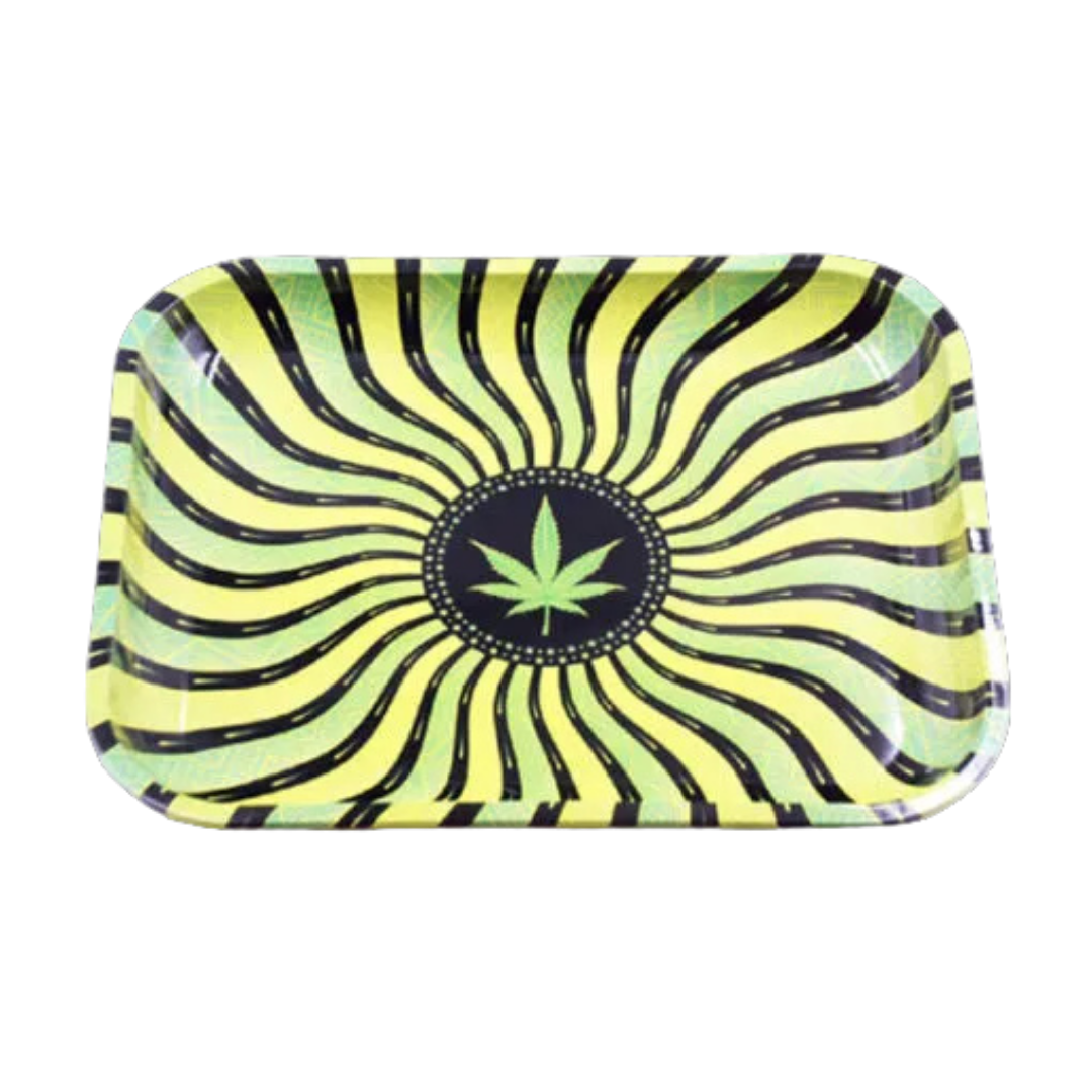 Wavy Leaf Rolling Tray Small
