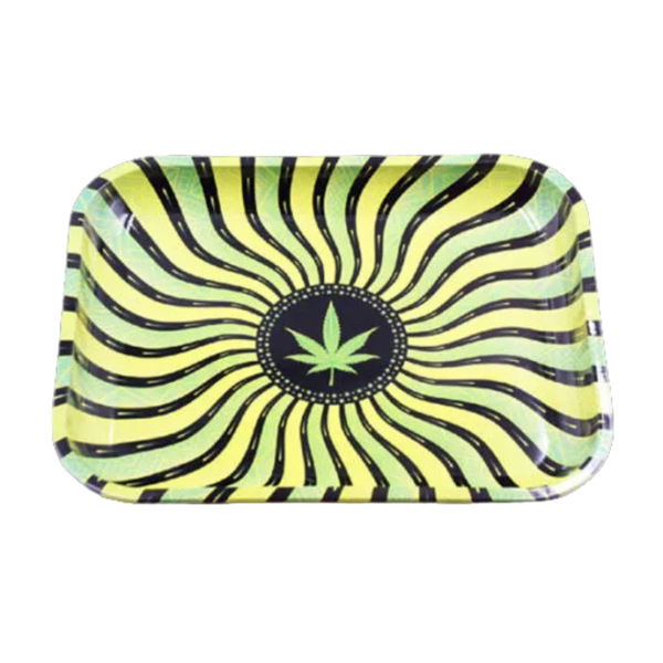 Wavy Leaf Rolling Tray Small