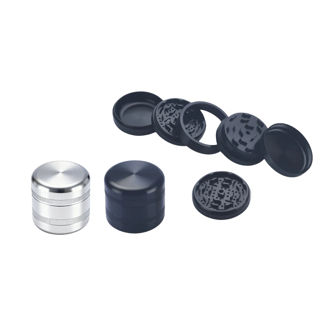 6 Part Gloss Black Grinder