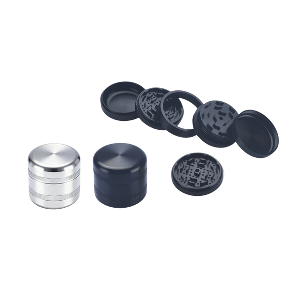 6 Part Gloss Black Grinder