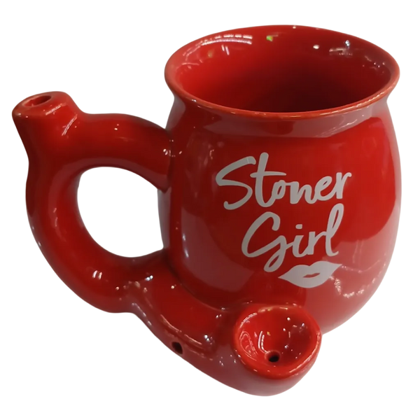Stoner Girl Mug Pipe