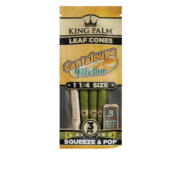 King Palm Cantaloupe Melon 1 1/4 3pk