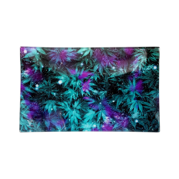 V Syndicate Cosmic Chronic Glass Rolling Tray Large