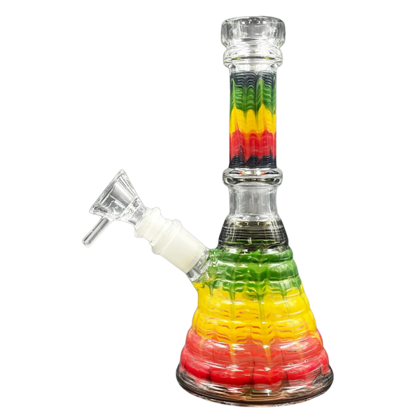 21cm Rasta Beaker Bong