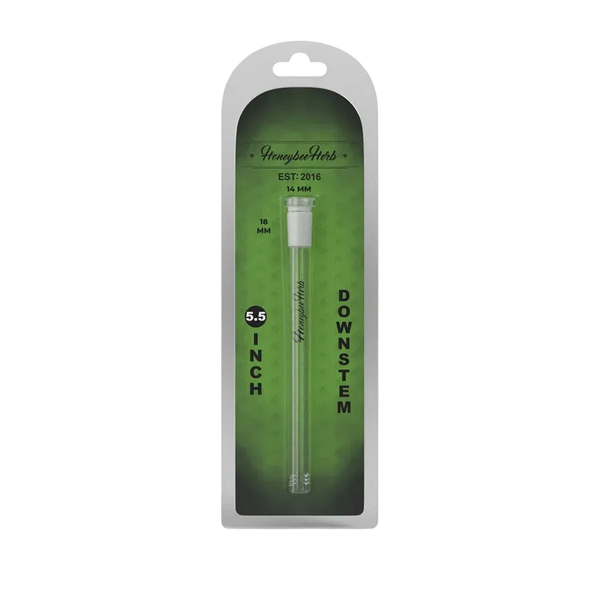 Honeybee Herb 5.5 inch Glass Downstem