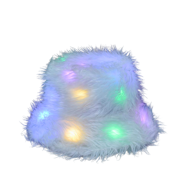 Fluffy LED Bucket Hat