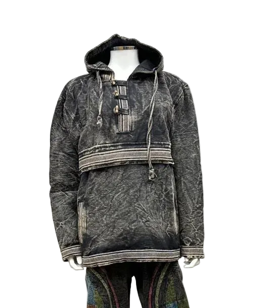 Stonewashed Jacket Black