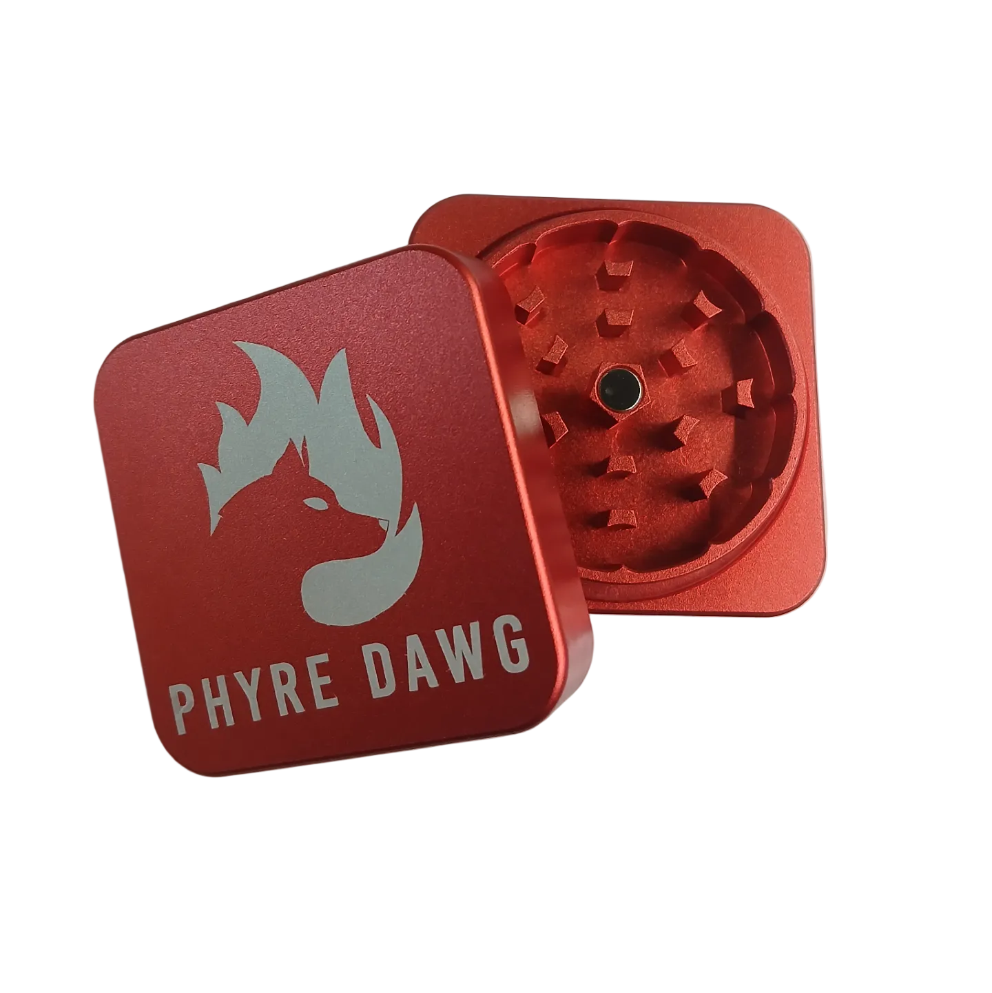 Phyre Cube 2 Piece Grinder Red