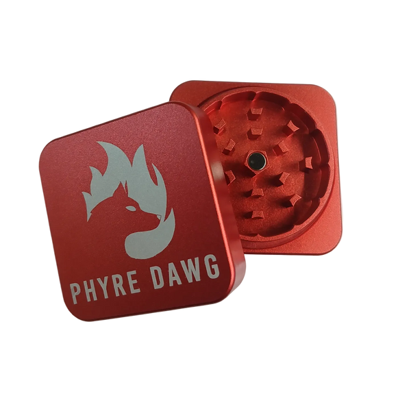 Phyre Cube 2 Piece Grinder Red