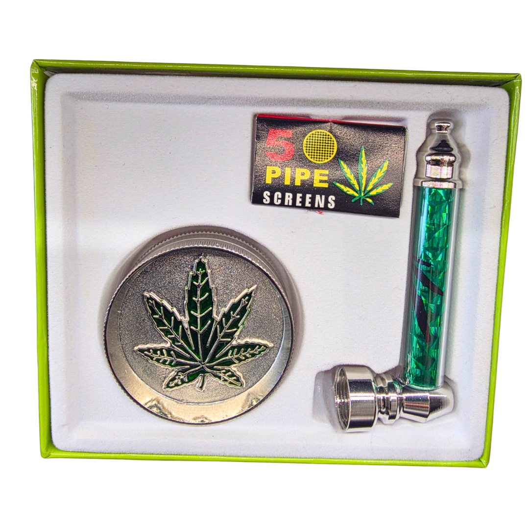 Pipe and Grinder Gift Set