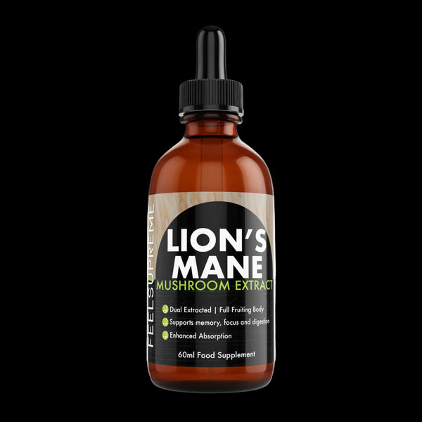 Feel Supreme 1500mg Lions Mane Mushroom Extract Tincture 60ml