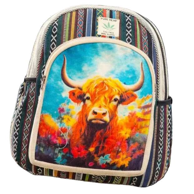Small Cow Backpack