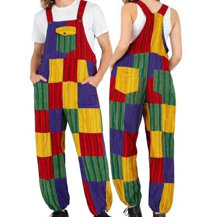 Patchwork Dungaree