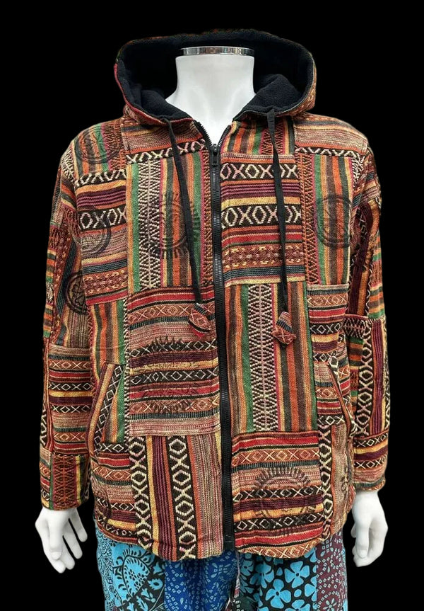 Patchwork Jacket (Red)