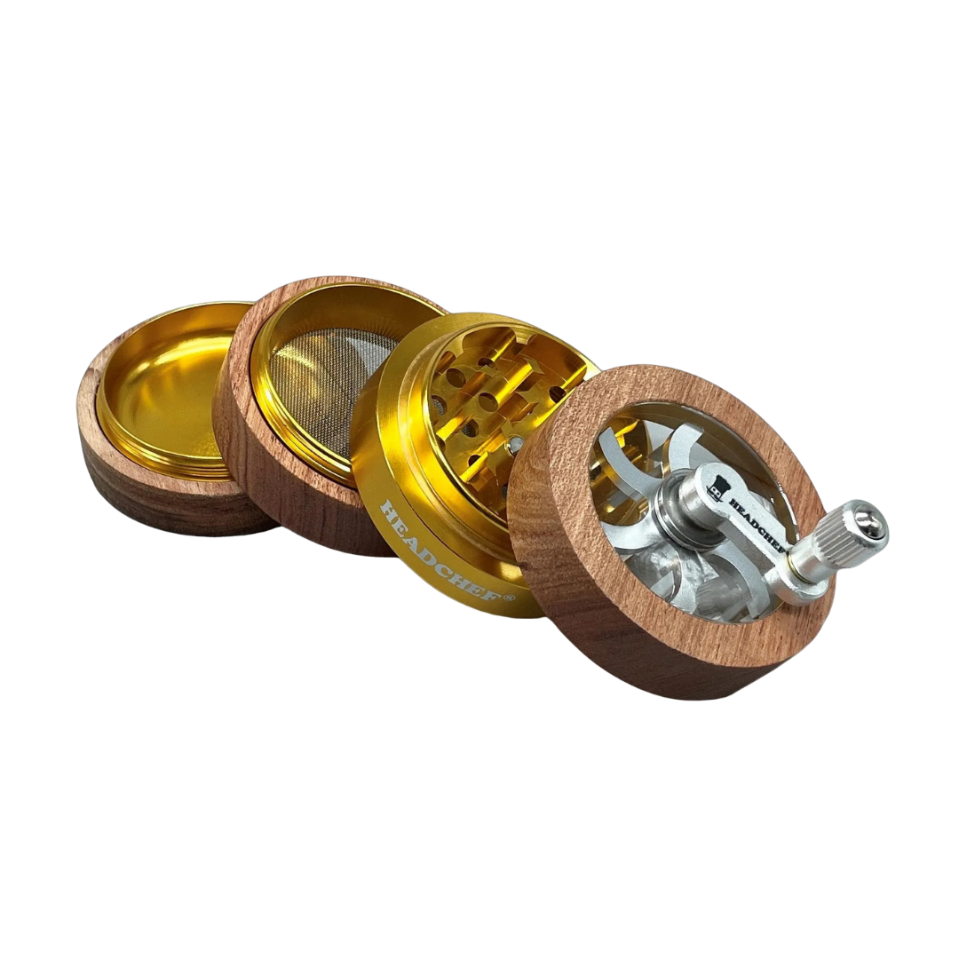 HEADCHEF Woodsman 62mm 4 Part Grinder