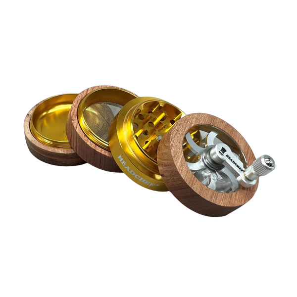 HEADCHEF Woodsman 62mm 4 Part Grinder