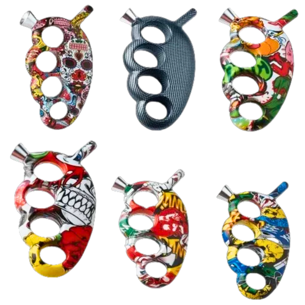 Acrylic Knuckle Bubbler 12cm Pipe