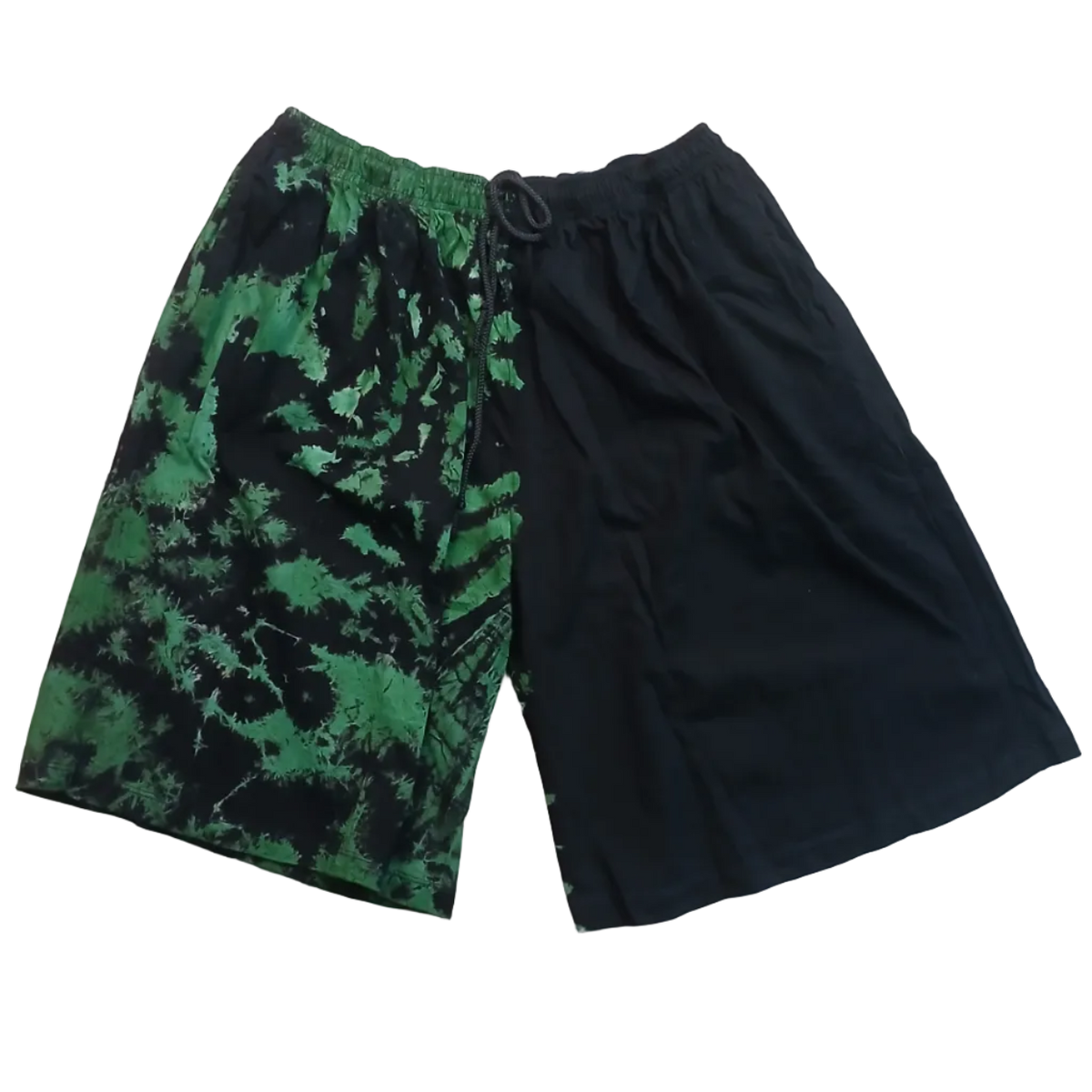 Tie Dye Shorts Green/Black