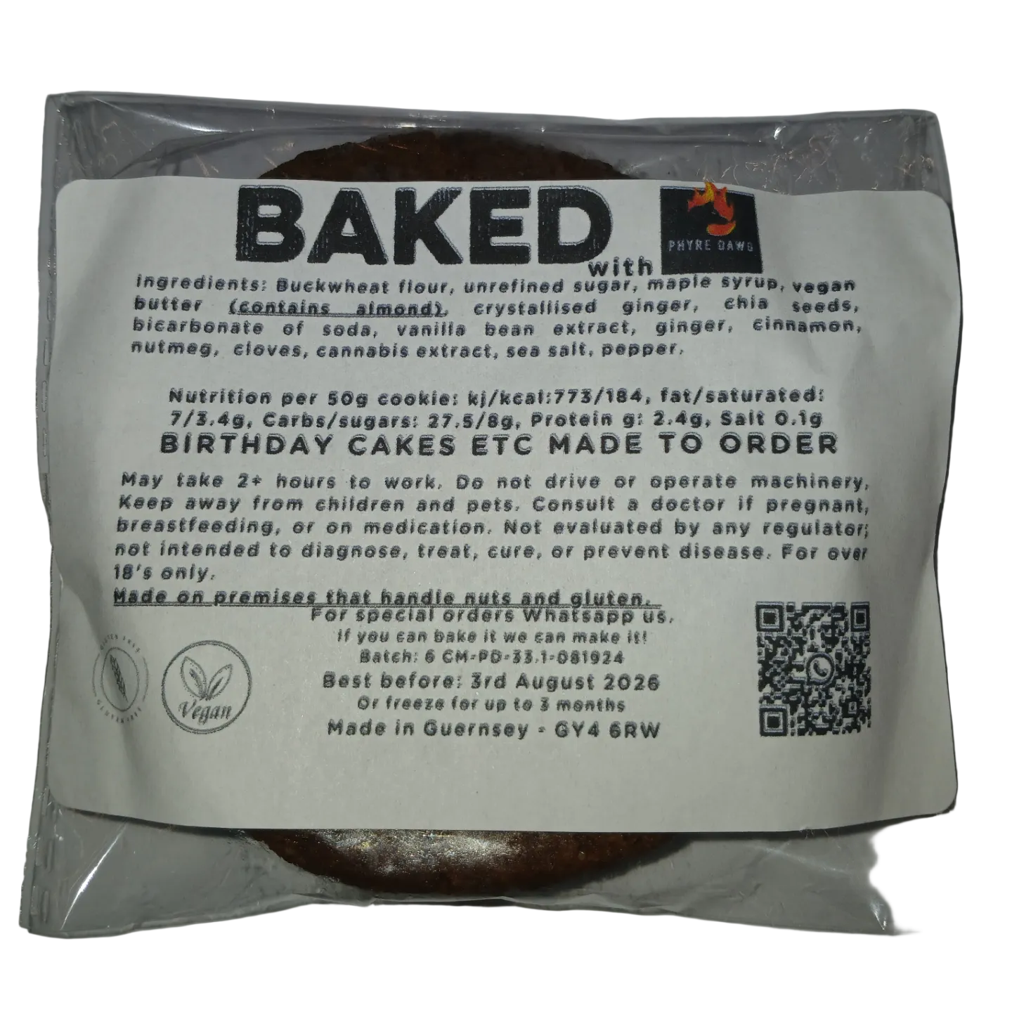 Baked Ginger Cookie