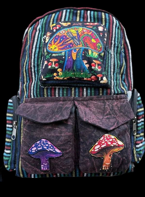2 Pocket Mushroom Backpack