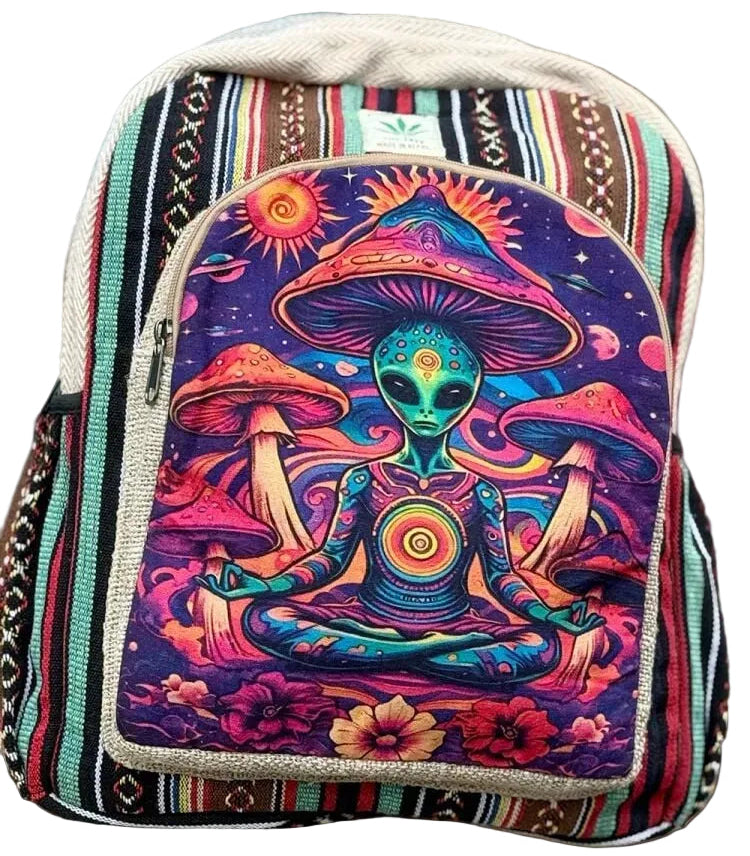 Alien Mushroom Backpack