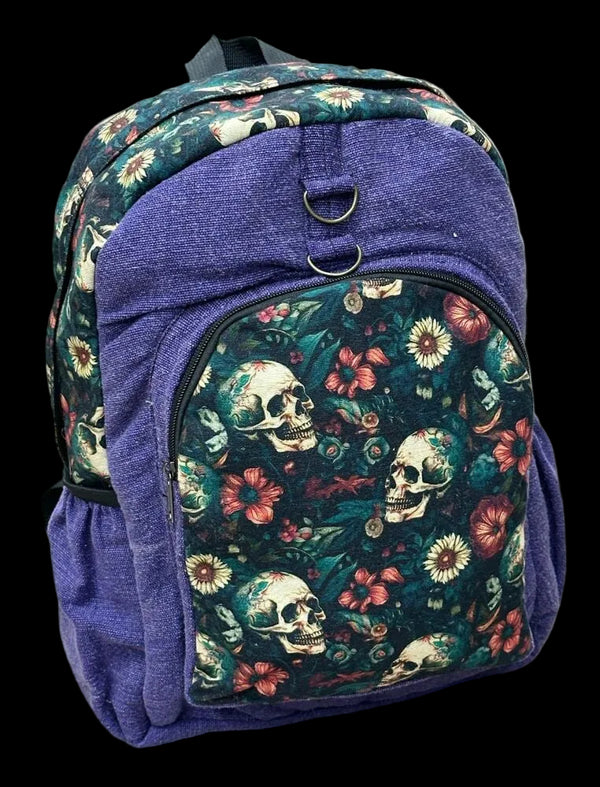 Skull Flower Backpack