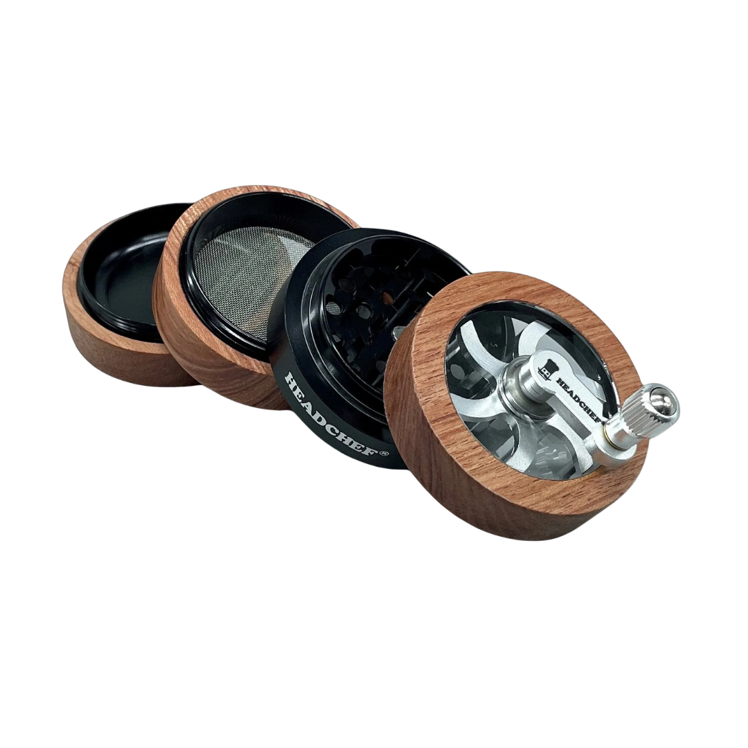 HEADCHEF Woodsman 62mm 4 Part Grinder