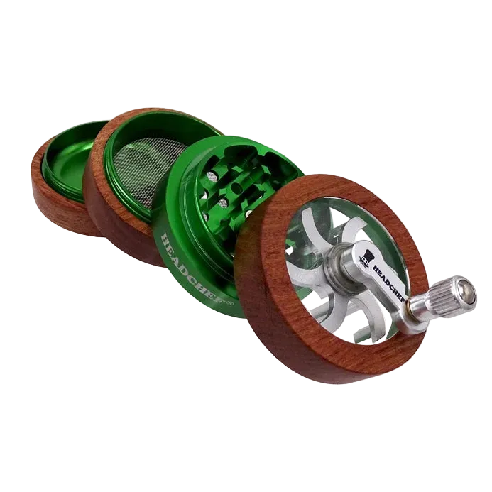 HEADCHEF Woodsman 62mm 4 Part Grinder