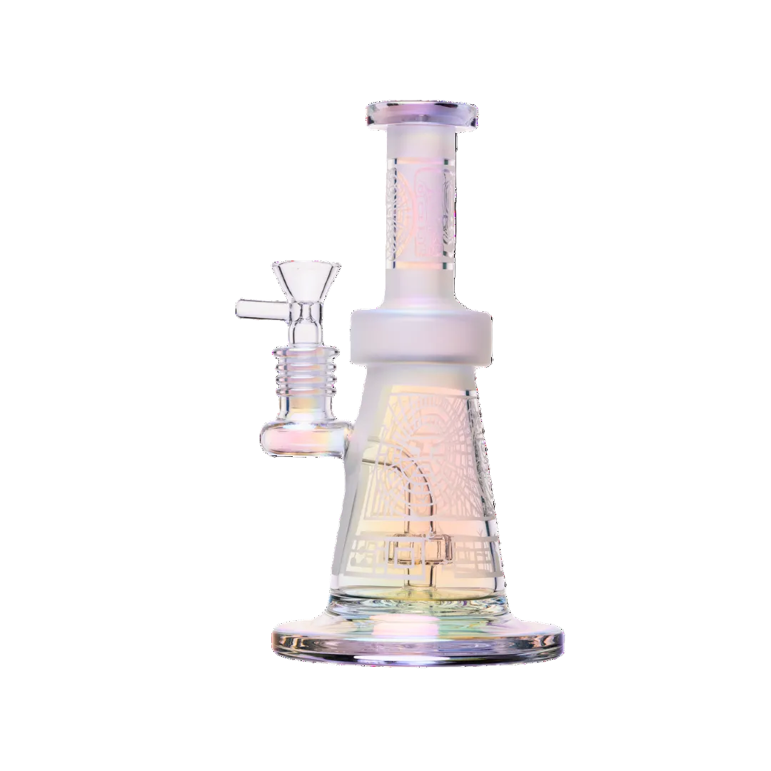 Human Grade Aztec(Sandblasted) Clear Iridescent