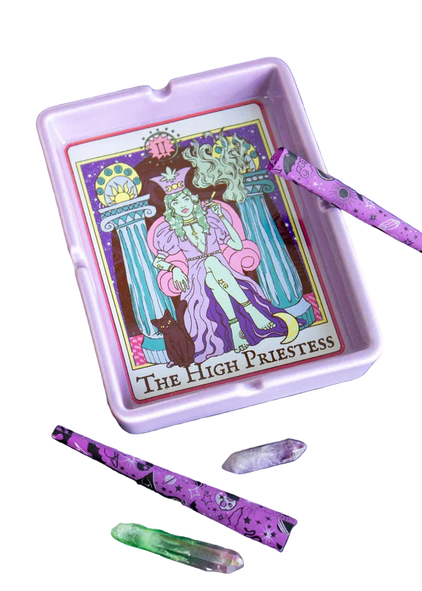High Priestess Tarot Card Ashtray