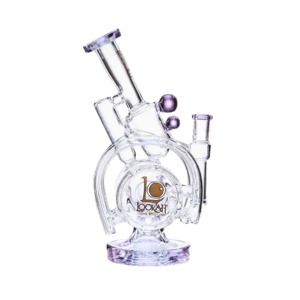 Lookah 14” Recycler Orbital Double Chamber Purple