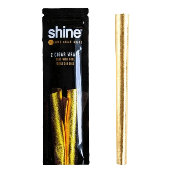 Shine 24K Gold Cigar Blunt Pack of 2