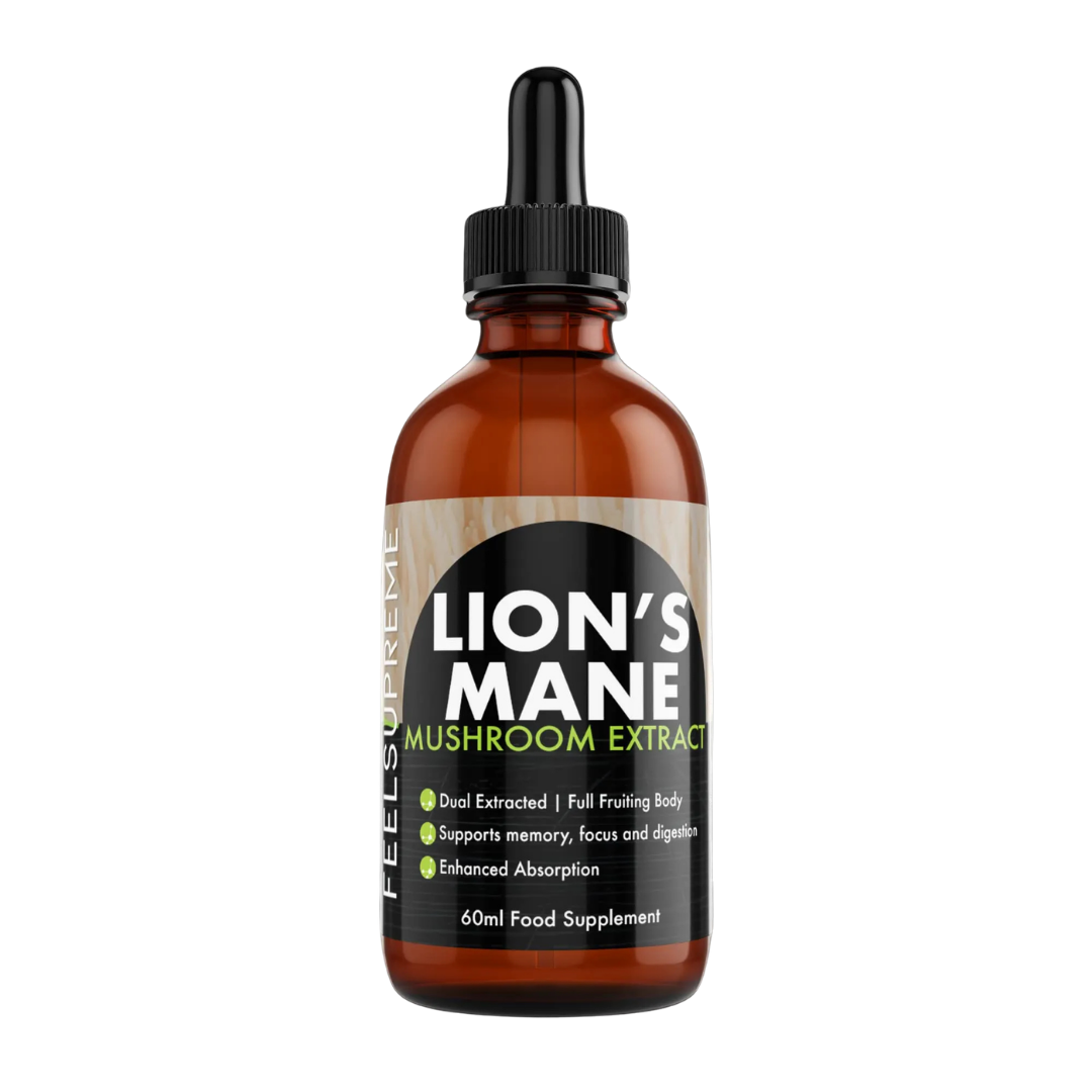 Feel Supreme 1500mg Lions Mane Mushroom Extract Tincture 60ml
