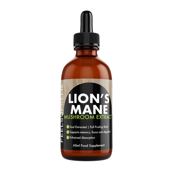 Feel Supreme 1500mg Lions Mane Mushroom Extract Tincture 60ml