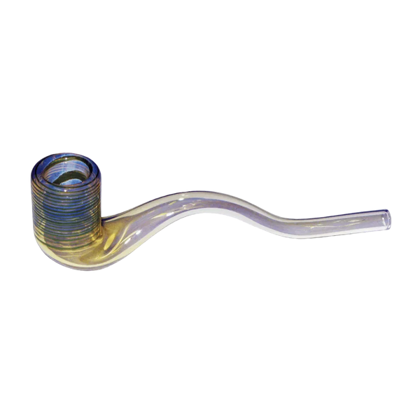 13cm Curved Stem Glass Coloured Bowl