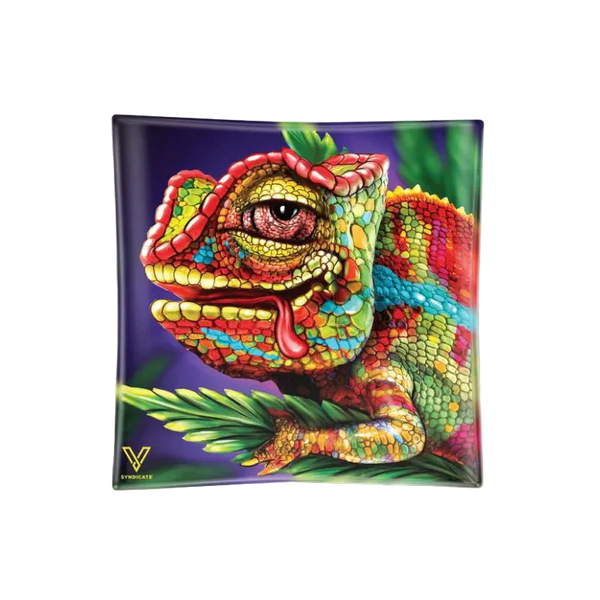 Blazin Ashtrays Glass Chameleon