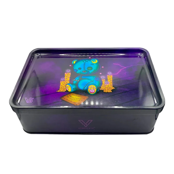 V Syndicate Ouija Bear Tin Box Rolling Tray