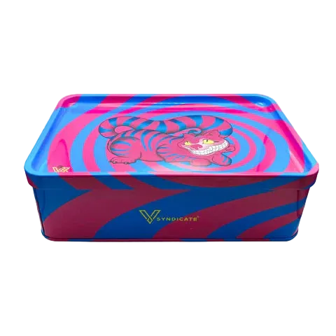 V Syndicate Cheshire Cat Tin Box Rolling