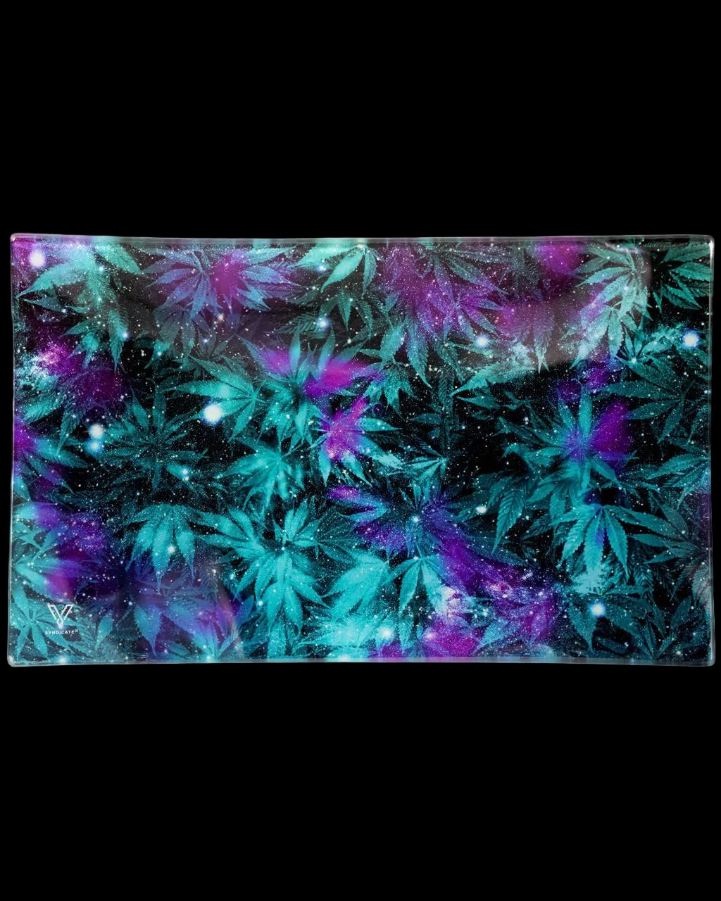 V Syndicate Cosmic Chronic Glass Rolling Tray Large