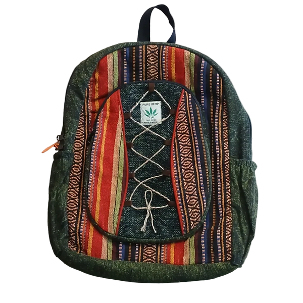 Coloured Hemp Backpack