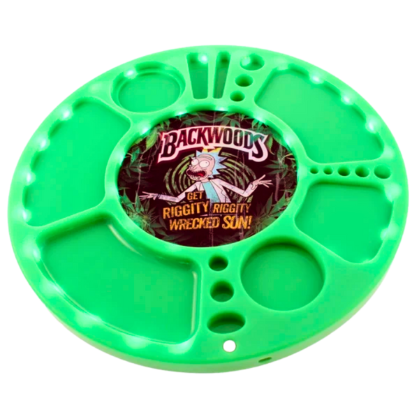 Rick Morty LED Lazy Susan Tray
